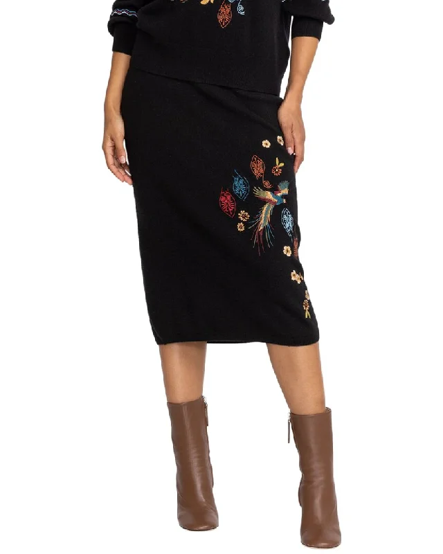 Biggest Sale of the Season!Johnny Was Isabella Wool & Cashmere-Blend Sweater Skirt Biggest Sale of the Season!Johnny Was Isabella Wool & Cashmere-Blend Sweater Skirt