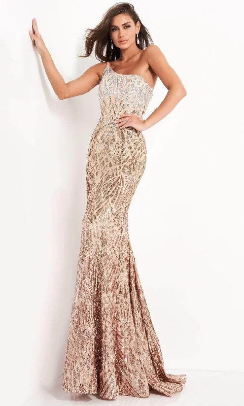 Must-Have Deals Inside!Jovani - Ombre Sequin Trumpet Dress 06469SC