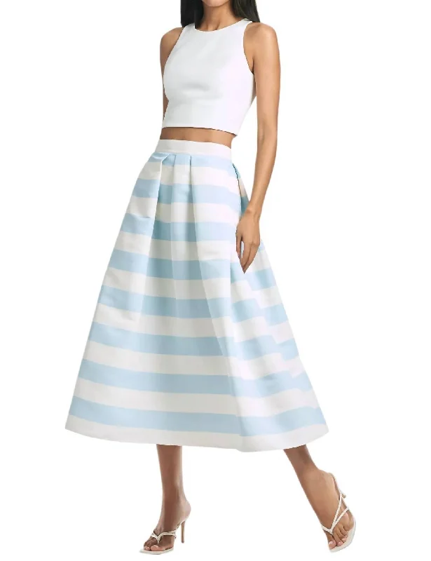Your Discount is Waiting!Leighton Skirt In Sailor Stripe