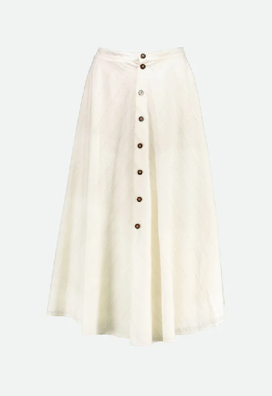 Shop the Hottest Deals!Lined Embroidered A-Line Skirt