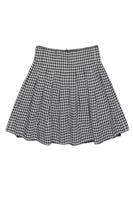 Exclusive Offers You’ll Love!Pink Tartan - Black & White Houndstooth Pleated Circle Skirt Sz 6 Exclusive Offers You’ll Love!Pink Tartan - Black & White Houndstooth Pleated Circle Skirt Sz 6