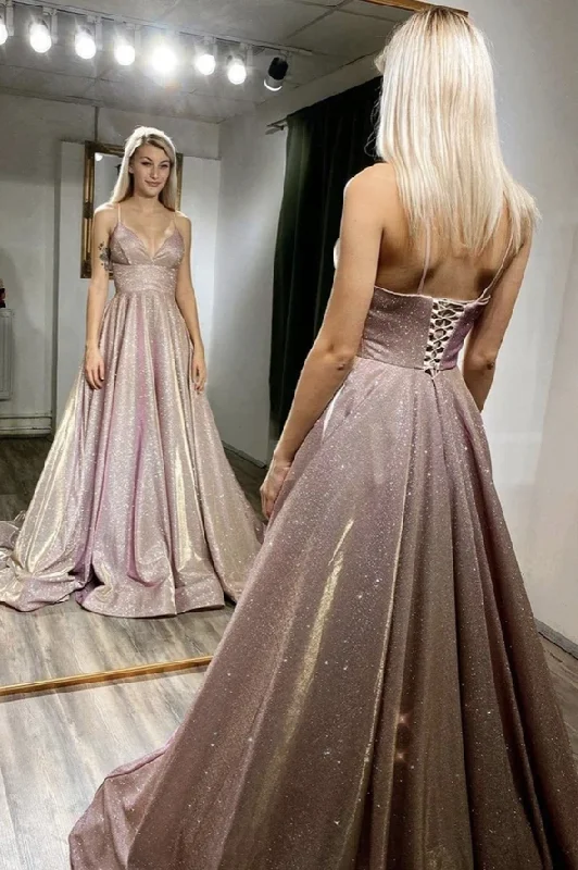 Today’s Deals, Tomorrow’s Regrets!Pink v neck long A line prom dress pink evening dress cg20797 Today’s Deals, Tomorrow’s Regrets!Pink v neck long A line prom dress pink evening dress cg20797