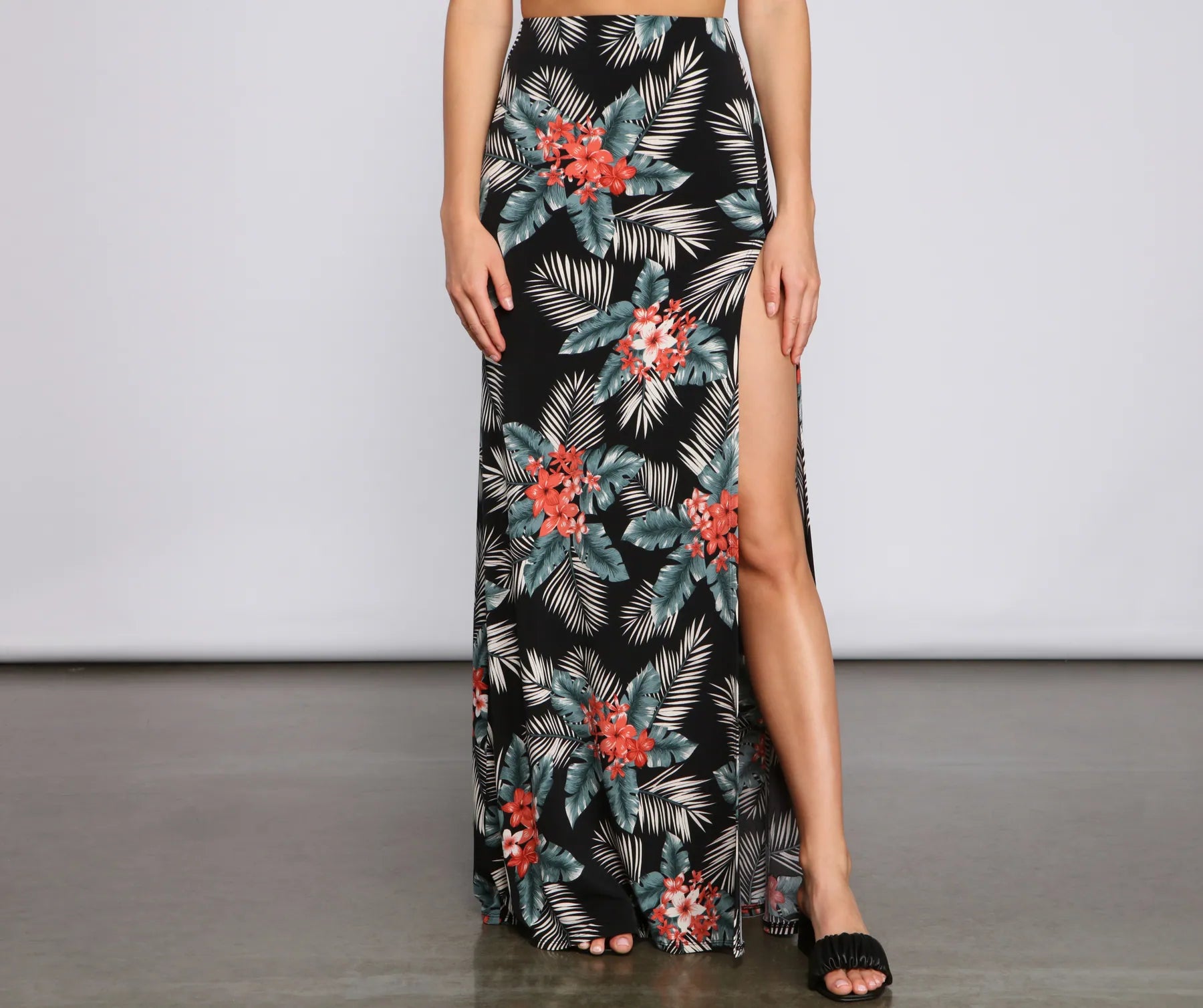 Your Favorite Items on Sale Now!Pretty In Paradise Maxi Skirt