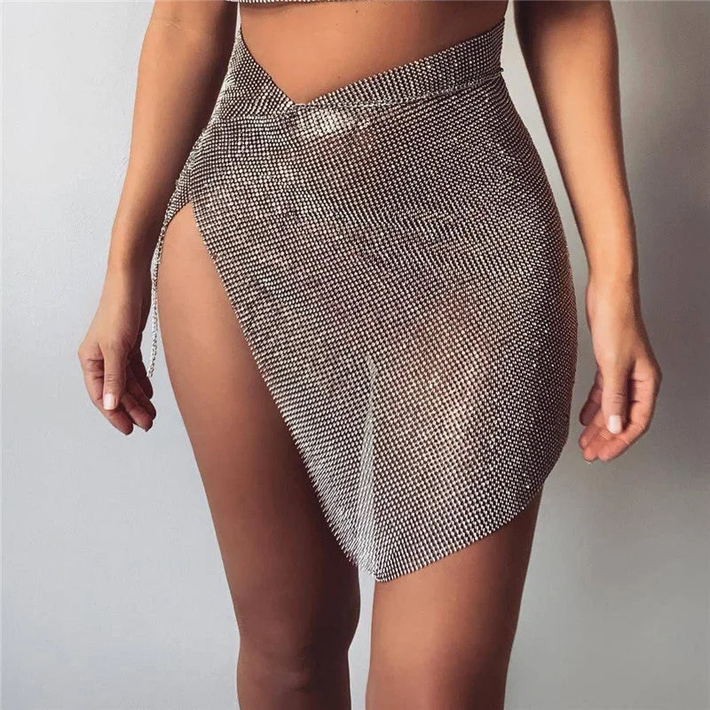 Snag the Best Prices Now!SHIHAN 2023 New Crystal Silver Rhinestone Shiny Skirt Women Sexy Sparkling Skirts Nightclub Women Clothing Diamond Snag the Best Prices Now!SHIHAN 2023 New Crystal Silver Rhinestone Shiny Skirt Women Sexy Sparkling Skirts Nightclub Women Clothing Diamond