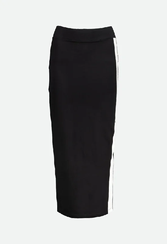 Limited Stock Available!Side Tape Split Back Pencil Skirt