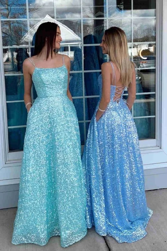 Your Favorite Sale is Back!spaghetti straps sequined long prom dress formal dress cg20871 Your Favorite Sale is Back!spaghetti straps sequined long prom dress formal dress cg20871