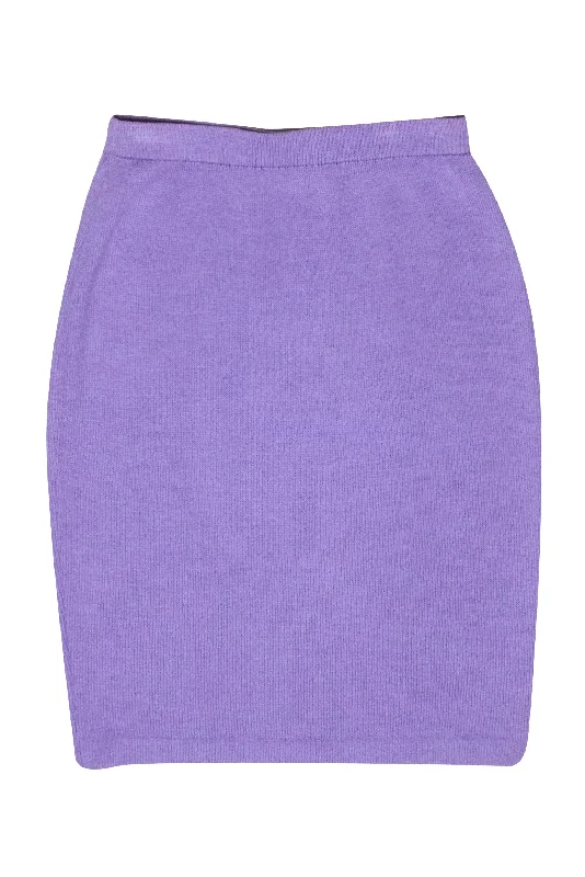 Your Wallet Will Thank You!St. John - Light Purple Knit Pencil Skirt Sz 6