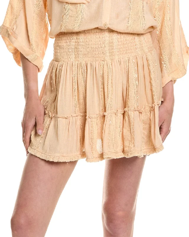 Massive Price Cuts!Surf Gypsy Tonal Texture Stripe Skirt