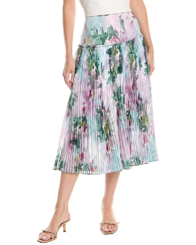 Your Chance to Save is Now!Ted Baker Pleated Midi Skirt