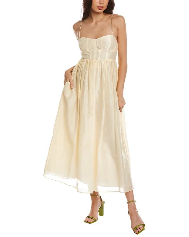 Special Offer – Act Fast!Ulla Johnson Silk-Blend Maxi Dress