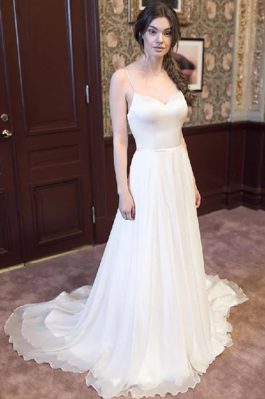 Don’t Wait – Shop Today!WHITE A LINE CHIFFON LONG PROM DRESS WHITE EVENING DRESS cg20835 Don’t Wait – Shop Today!WHITE A LINE CHIFFON LONG PROM DRESS WHITE EVENING DRESS cg20835