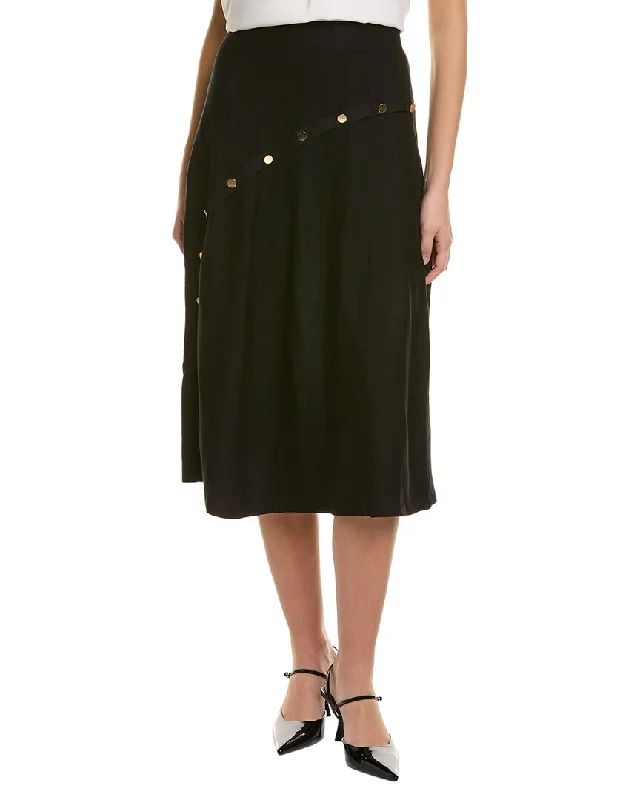 Every Deal is a Steal!YAL New York Button Detail Skirt