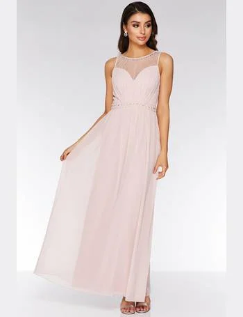 Get More for Less!Embellished High Neck Maxi Dress Pink