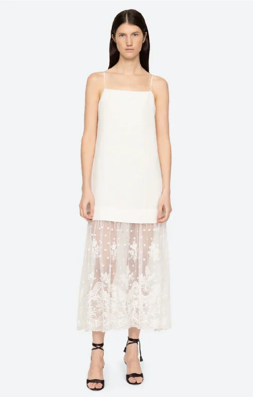 Massive Price Cuts!Lara Linen Combo Dress