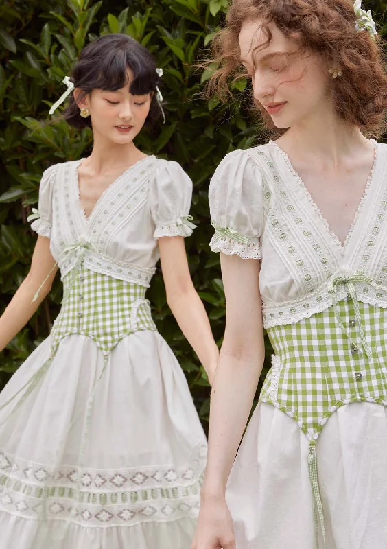 Hottest Discounts of the Year!Green Apple Paradise Dress