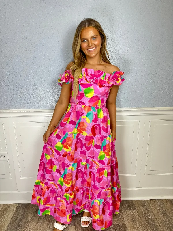 Shop the Hottest Deals!Mixed bright colors maxi