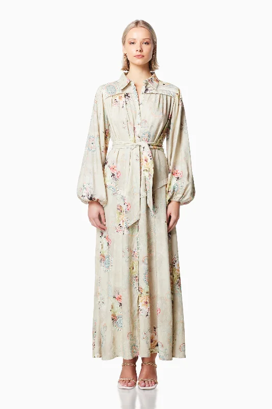 Get the Best for Less!Odessa Floral Maxi Dress In Green