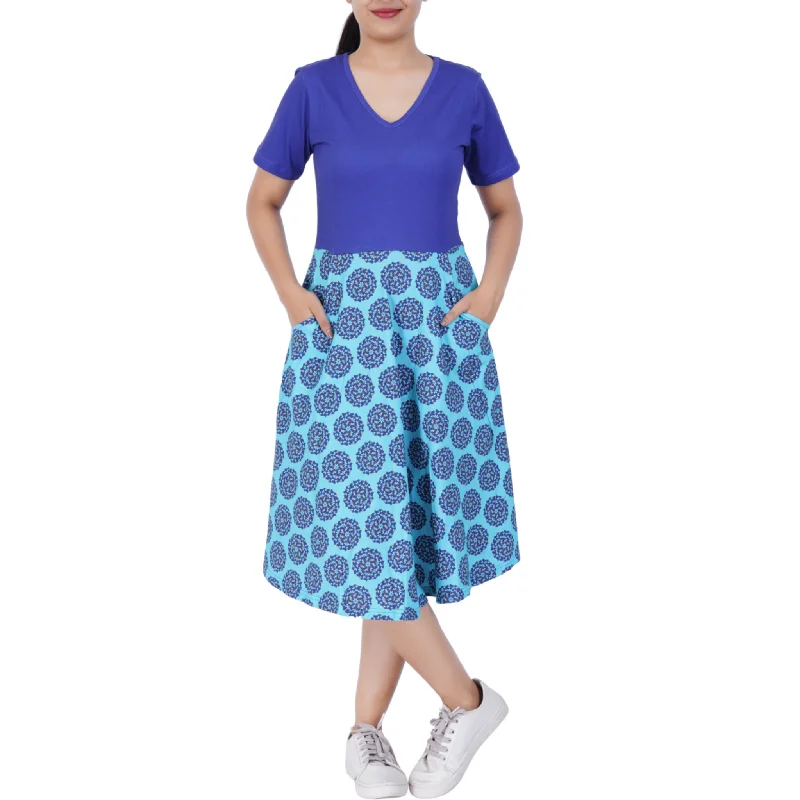 The Best Deals Won’t Wait!Penrose Tiling Fit & Flare Dress