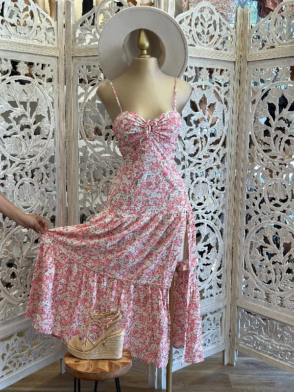 Price Drops You’ll Love!Pink Floral Maxi Dress