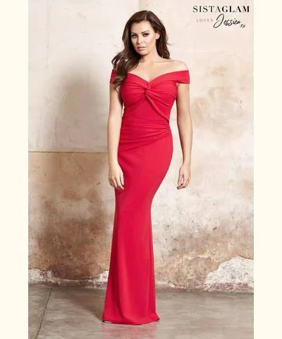Shop Now and Save!Red Bardot Maxi Dress