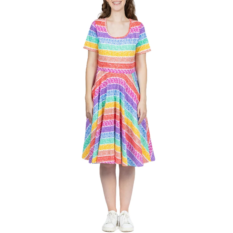 Lowest Prices Guaranteed!STEAM Rainbow Twirl Dress