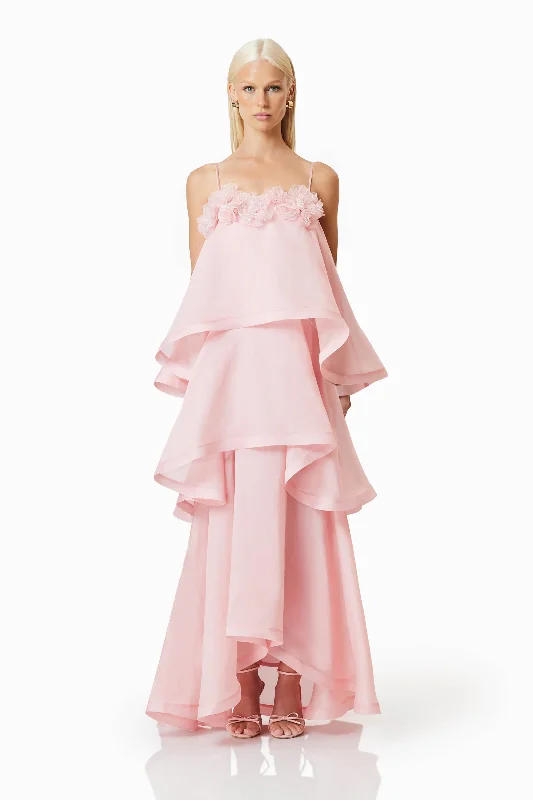 Limited Deals, Unlimited Savings!OMR x ELLIATT: Swallowtail Day To Night Maxi Dress In Pink