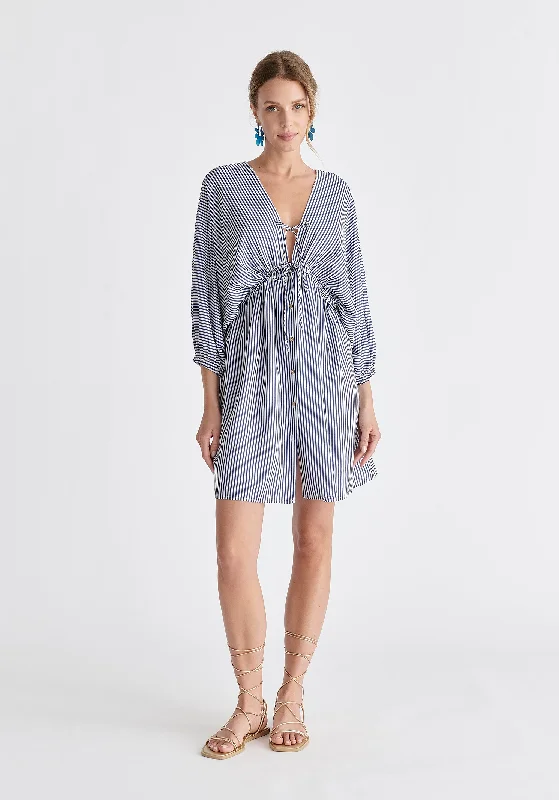 Hurry, Sale Ends Soon!V-Neck Balloon Sleeve Dress