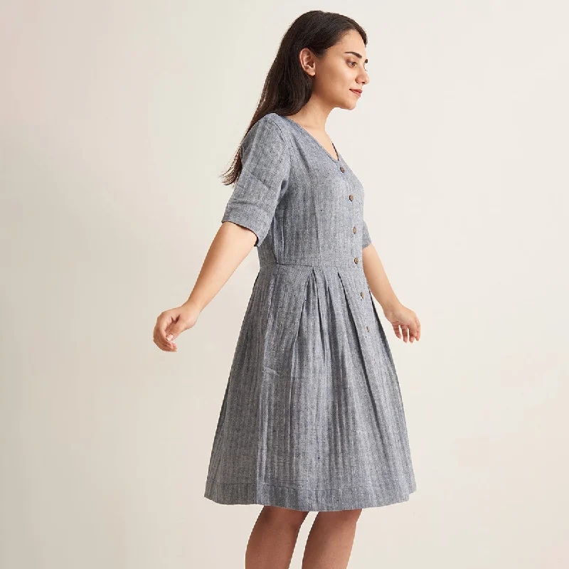 The Best Deals Won’t Wait!Kala Cotton Shirt Dress for Women | Easter Blue