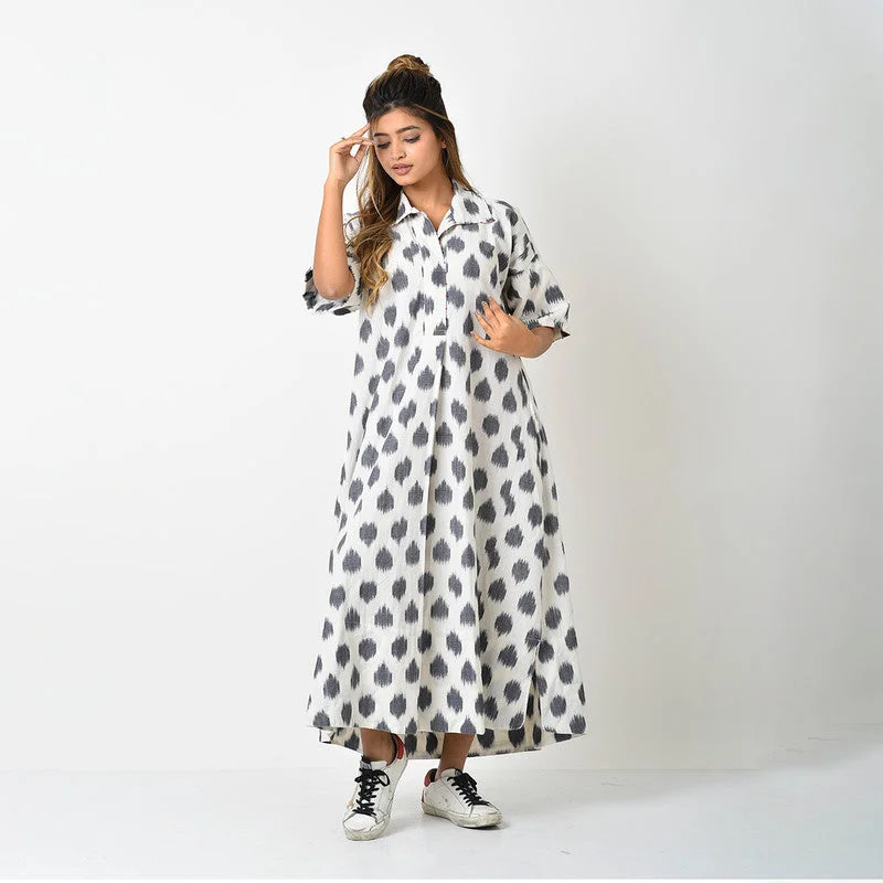 Shop Before It’s Gone!Cotton Oversize Shirt Dress for Women | Off White
