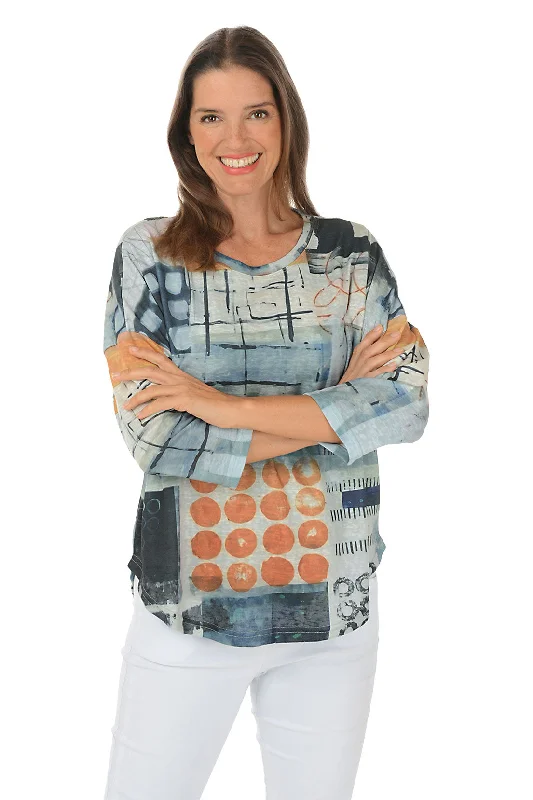 Grab Yours Before It’s Too Late!Watermarks Dolman Sleeve Slub-Knit Top