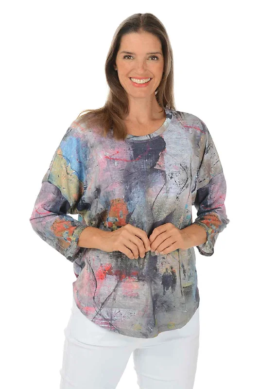 Save More When You Shop More!Distant Town Dolman Sleeve Slub-Knit Top
