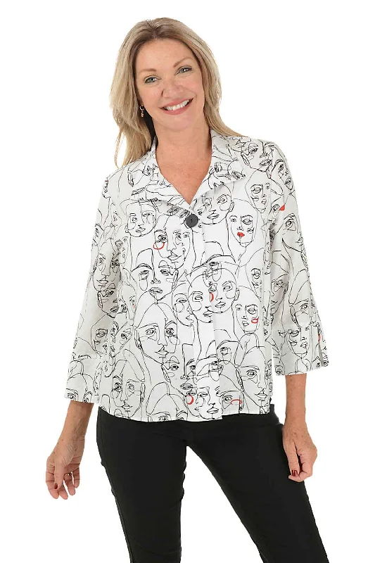 Flash Sale – Act Fast!Portraits Button-Front Shirt