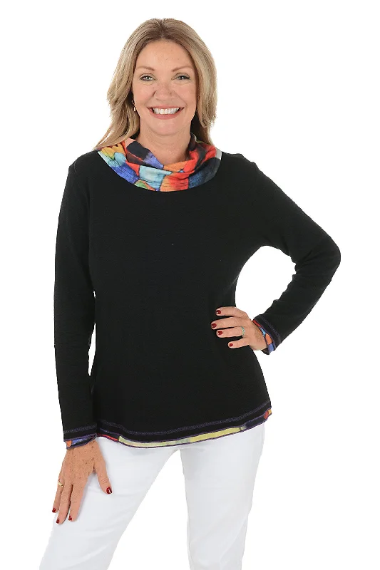 Best Price of the Season!Darica Cowl Neck Long Sleeve Top