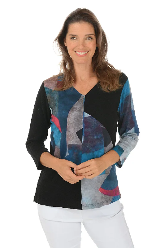 Huge Savings – Act Now!Petite Georgia Textured V-Neck Top