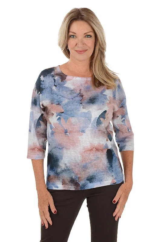 New Discounts Just Dropped!Leaf Pile Boatneck Knit Top