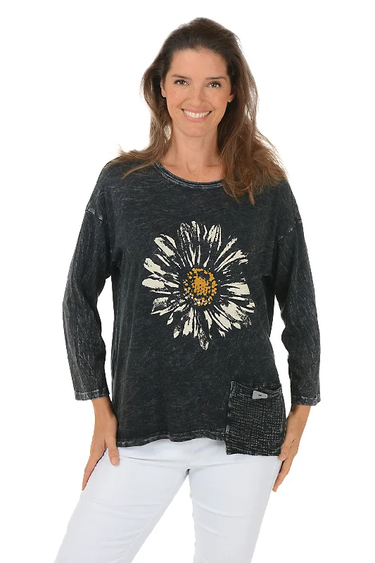 Best Offers of the Month!Daisy Day Gauze Pocket Knit Top