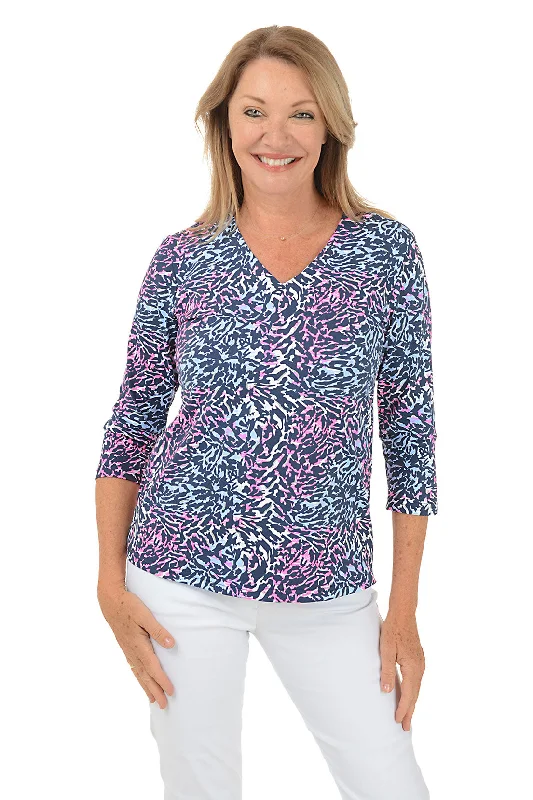 Shop Early, Save Big!Silver Wild Animal Classic UPF50+ V-Neck Top
