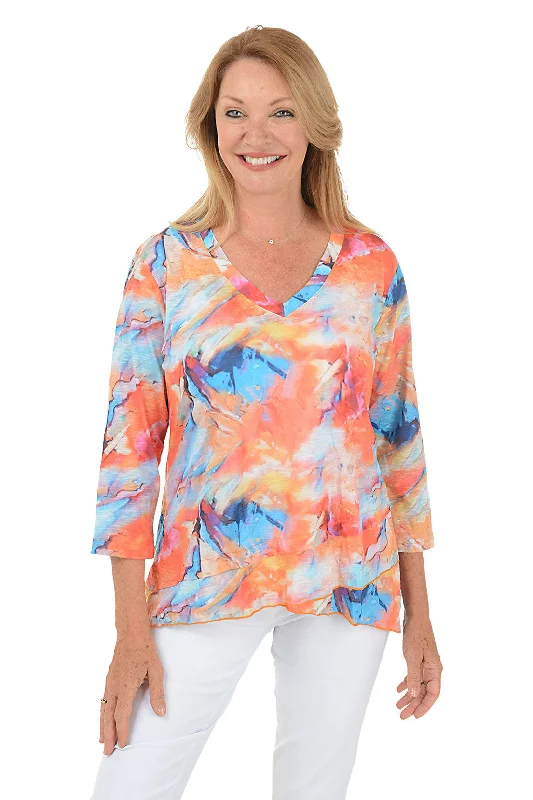 Buy One, Get One Free!Tie-Dye Supernova Criss Cross Tunic